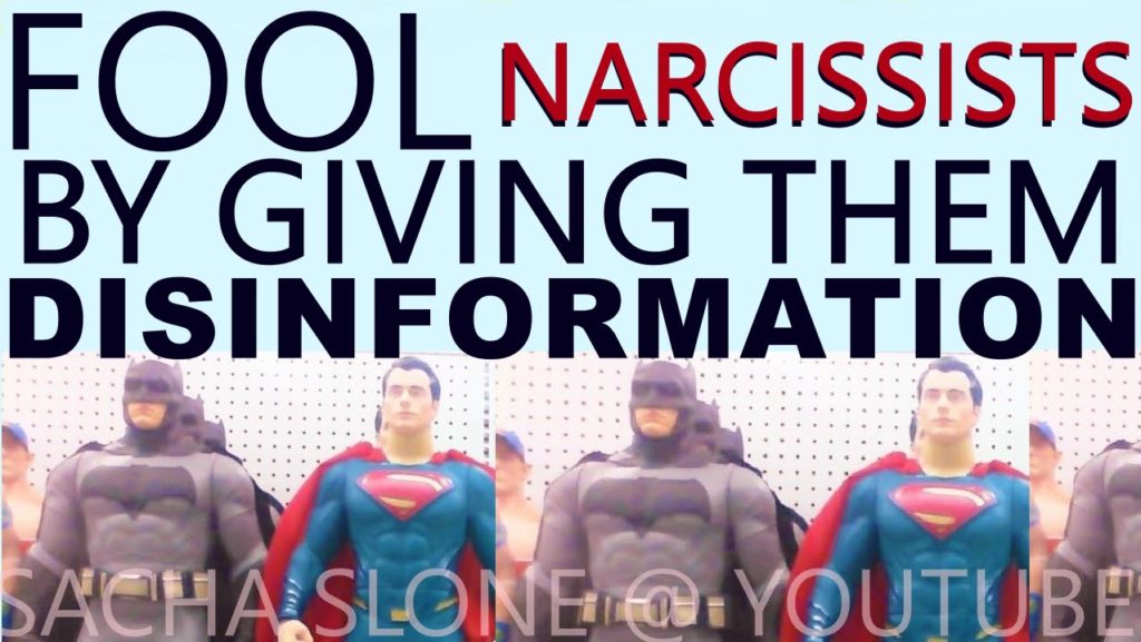 I Fooled a Narcissist by Giving Disinformation